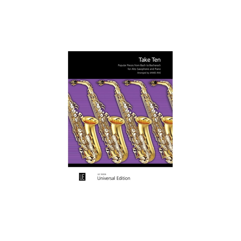 Take Ten - Popular pieces from Bach to Bacharach (Alto Sax)