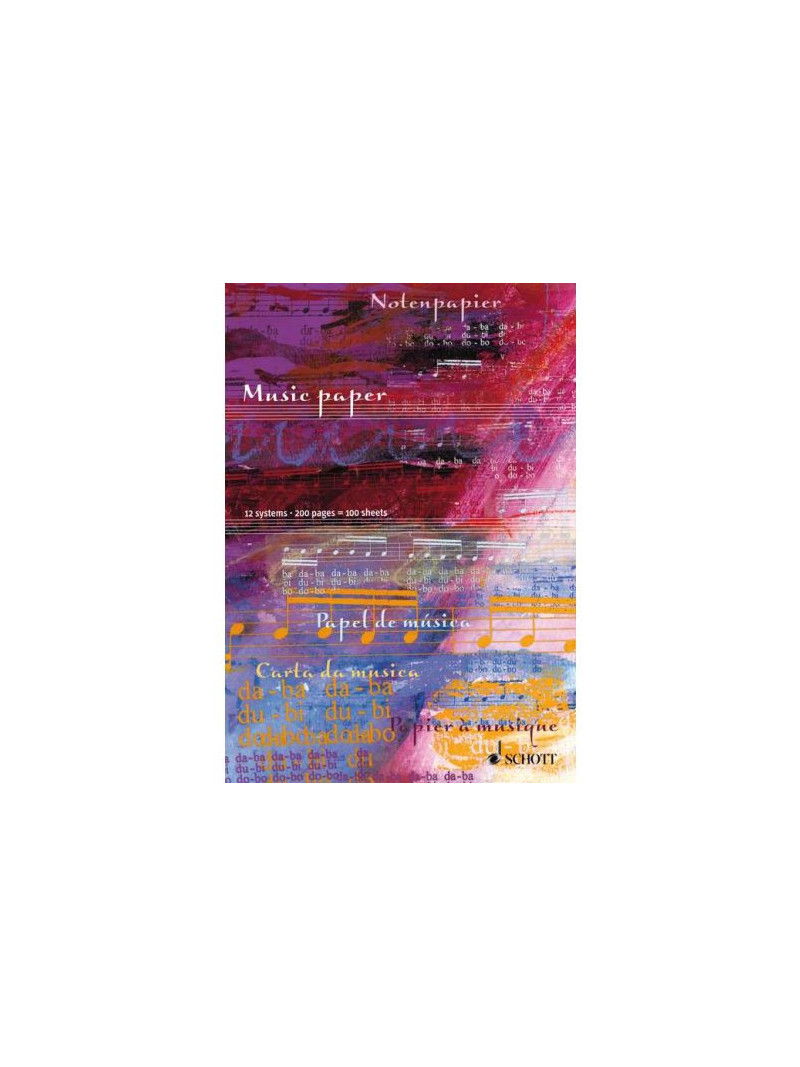 Manuscript Paper (Quaderno di musica)