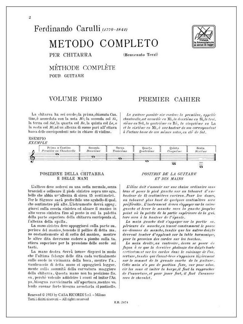 Metodo Completo per Chitarra