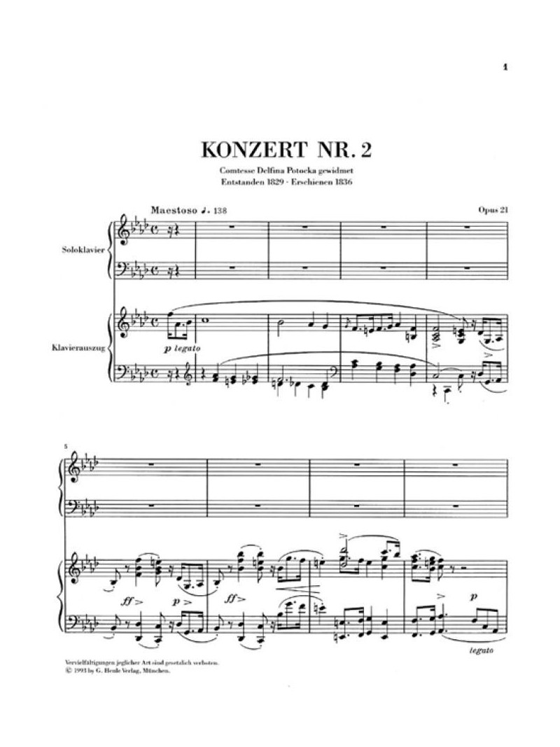 Chopin - Piano Concerto no. 2 f minor op. 21