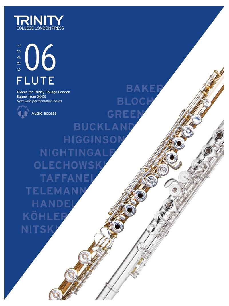 Flute Exam Pieces Grade 6, from 2023 (book/download)