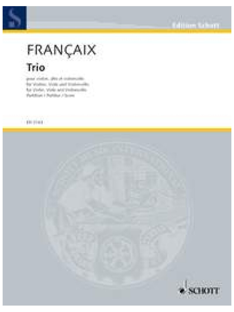 Trio - for violin, viola and violoncello (Score)