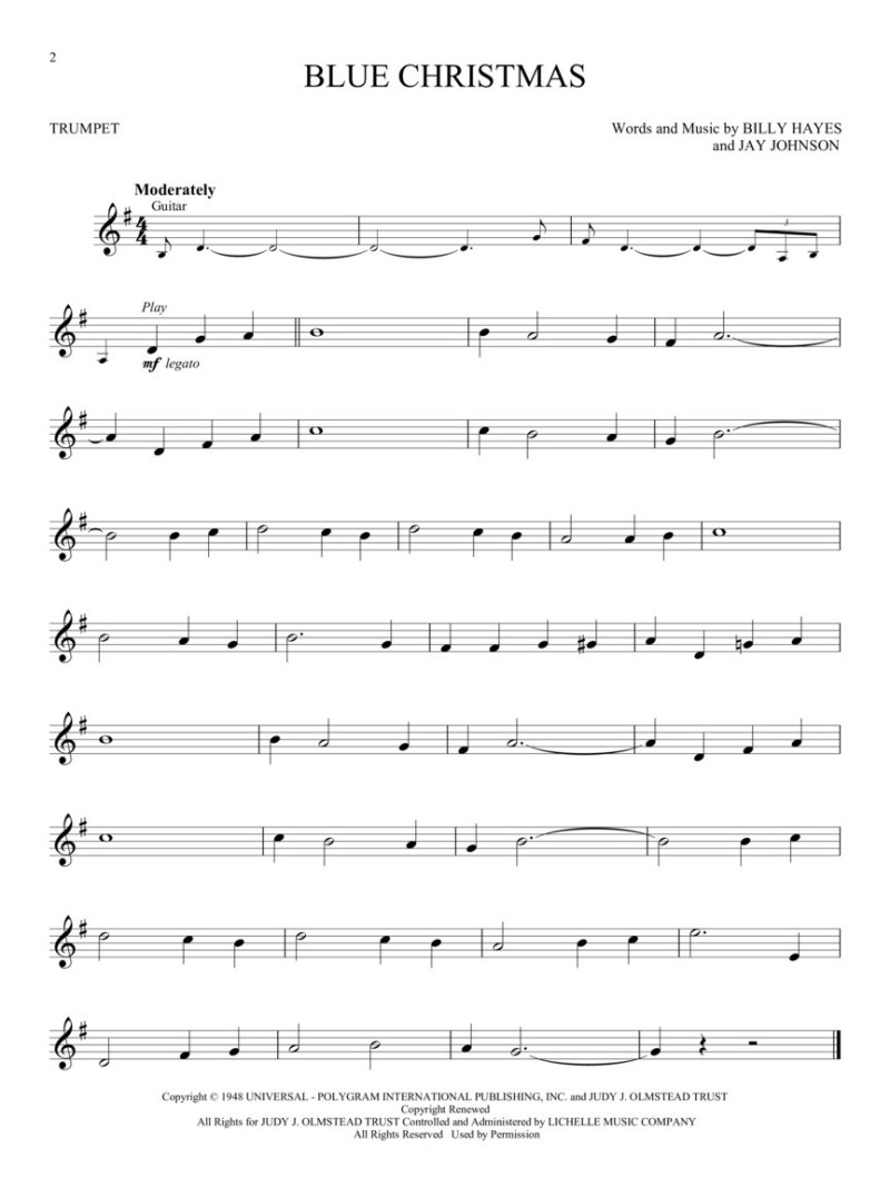 Christmas Favorites – Instrumental Play-Along for Trumpet (book/Audio Online)