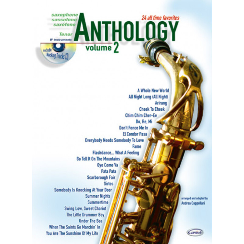 Anthology: 28 All Time Favorites Bb Tenor Sax 2 (libro/CD)