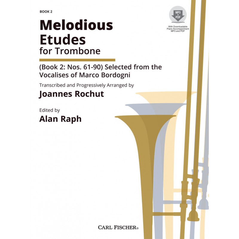 Melodious Etudes for Trombone Book 2 (book/CD)