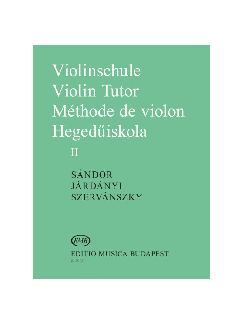 Violinschule Violin Tutor Méthode De Violon II