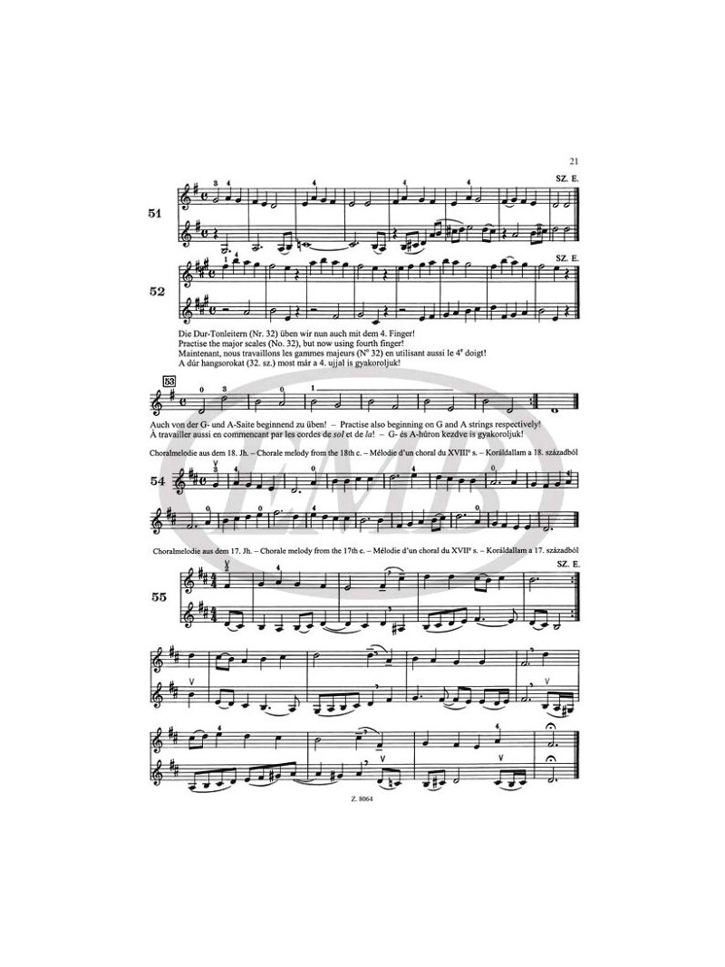 Violinschule Violin Tutor Méthode De Violon I