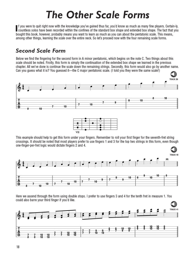 Pentatonic Scales for Guitar (book/CD)