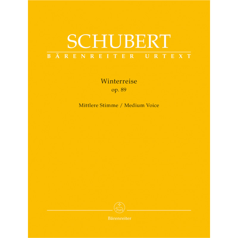 Schubert - Winterreise op. 89 Medium Voice