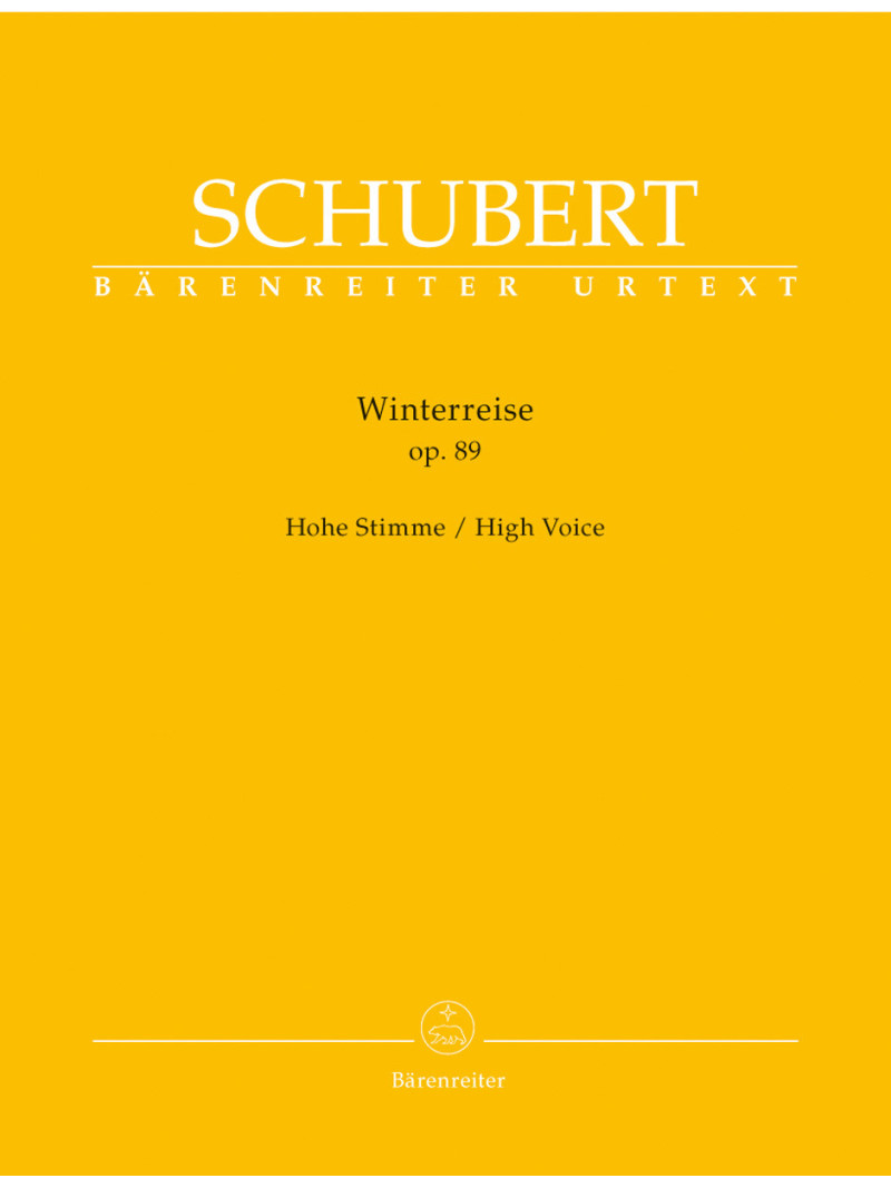 Schubert - Winterreise op. 89 (High Voice)