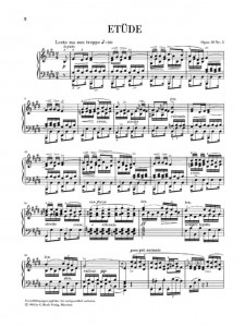 Chopin - Etude E major op. 10 no. 3
