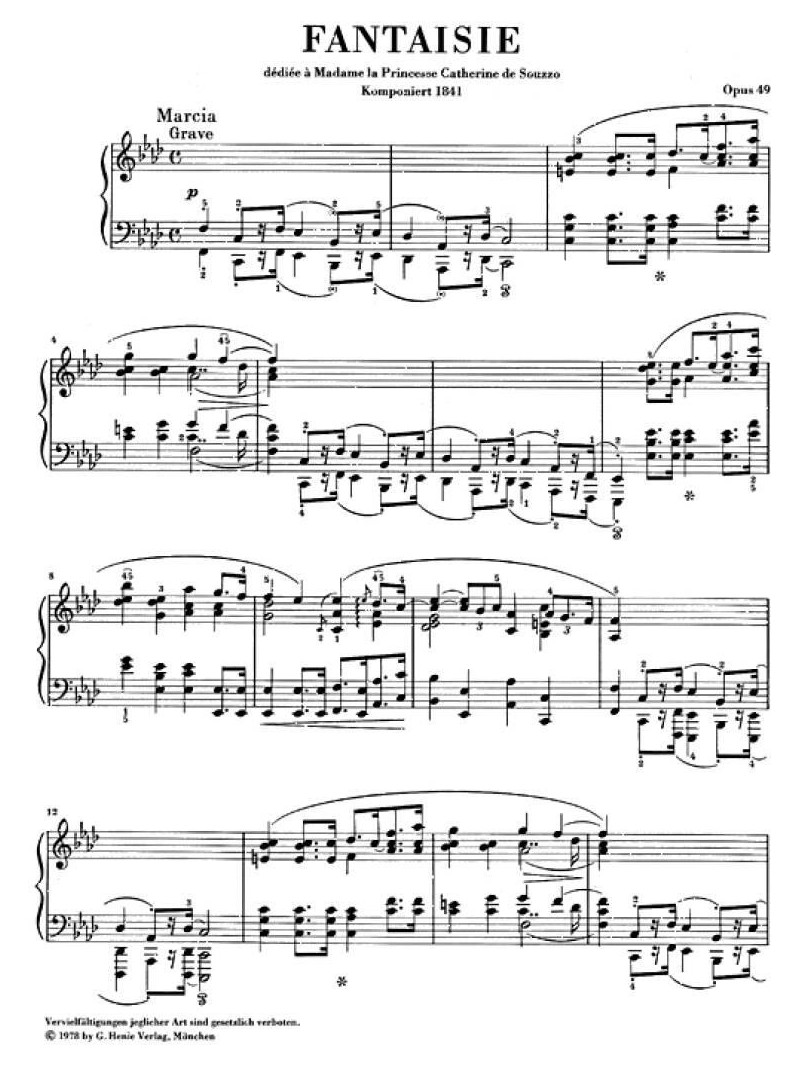 Chopin - Fantasy f minor op. 49