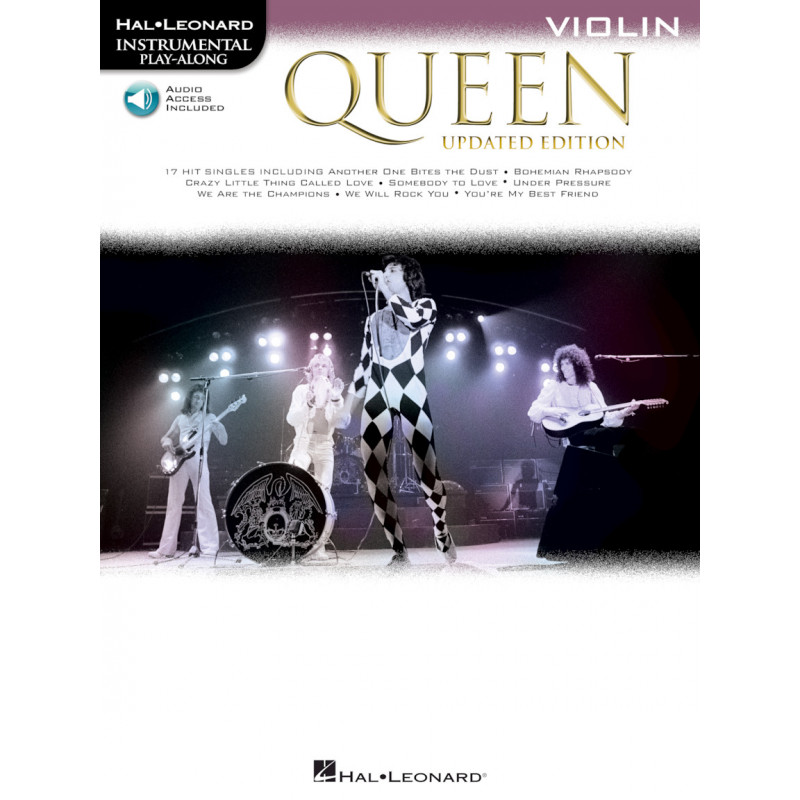 Queen - Instrumental Play-Along for Violin (Book/Audio Online)