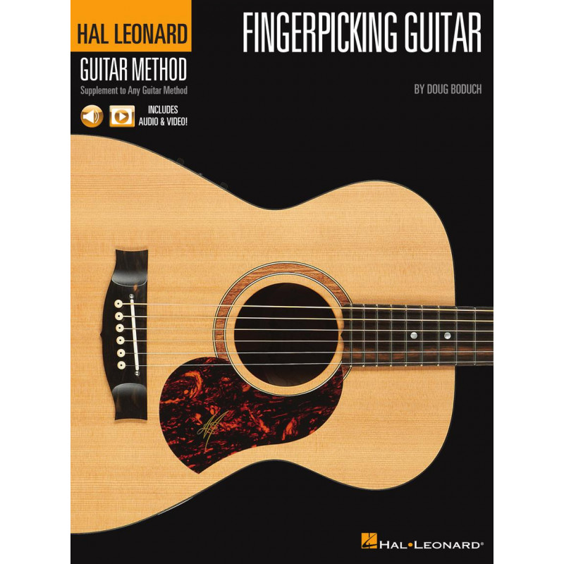 Hal Leonard Fingerpicking Guitar Method (book/Audio & Video)