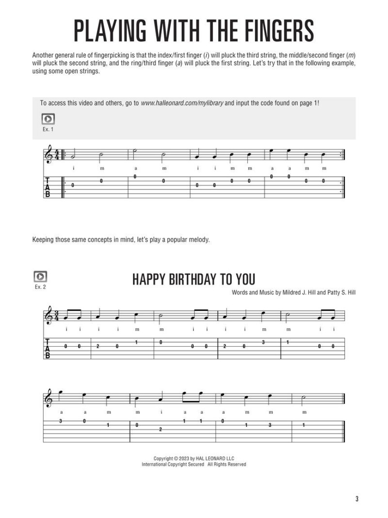 Hal Leonard Fingerpicking Guitar Method (book/Audio & Video)