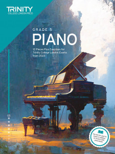 Trinity Piano Exam Pieces Plus Exercises from 2023, Grade 5 (Extended Edition)