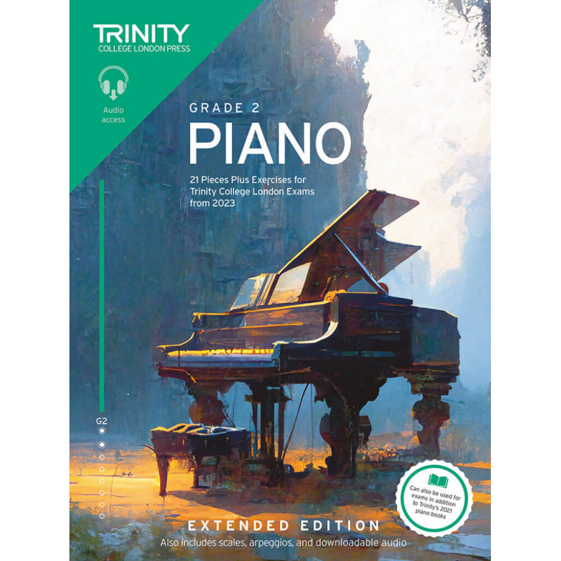 Trinity Piano Exam Pieces Plus Exercises from 2023, Grade 2 (Extended Edition)