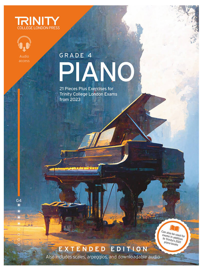 Trinity Piano Exam Pieces Plus Exercises from 2023, Grade 4 (Extended Edition)