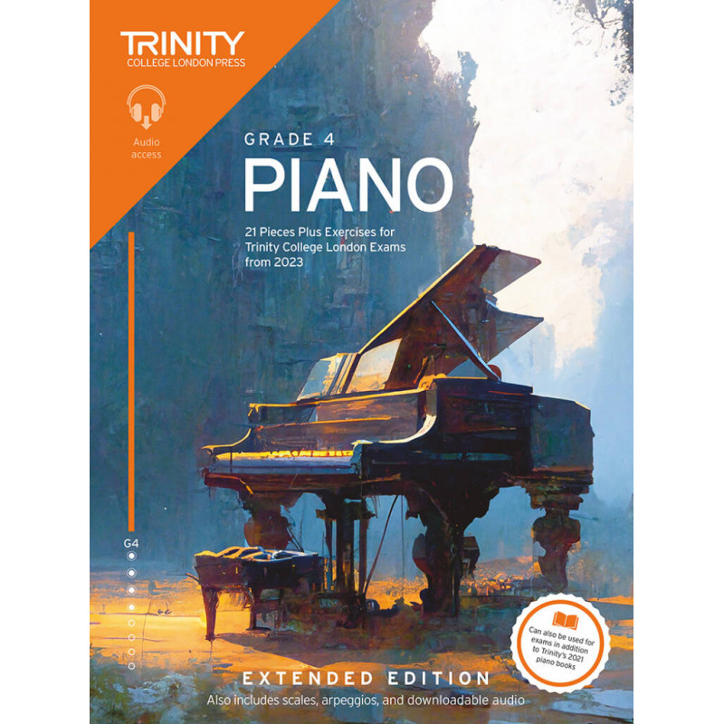 Trinity Piano Exam Pieces Plus Exercises from 2023, Grade 4 (Extended Edition)