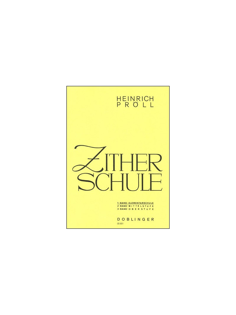 Heinrich Pröll - Zitherschule 1 (Cetra)