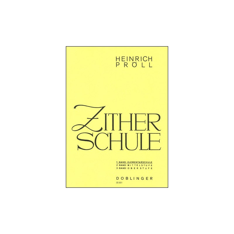 Heinrich Pröll - Zitherschule 1 (Cetra)