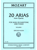 Mozart: 20 Arias from Operas, Volume 1 - Bass or Baritone