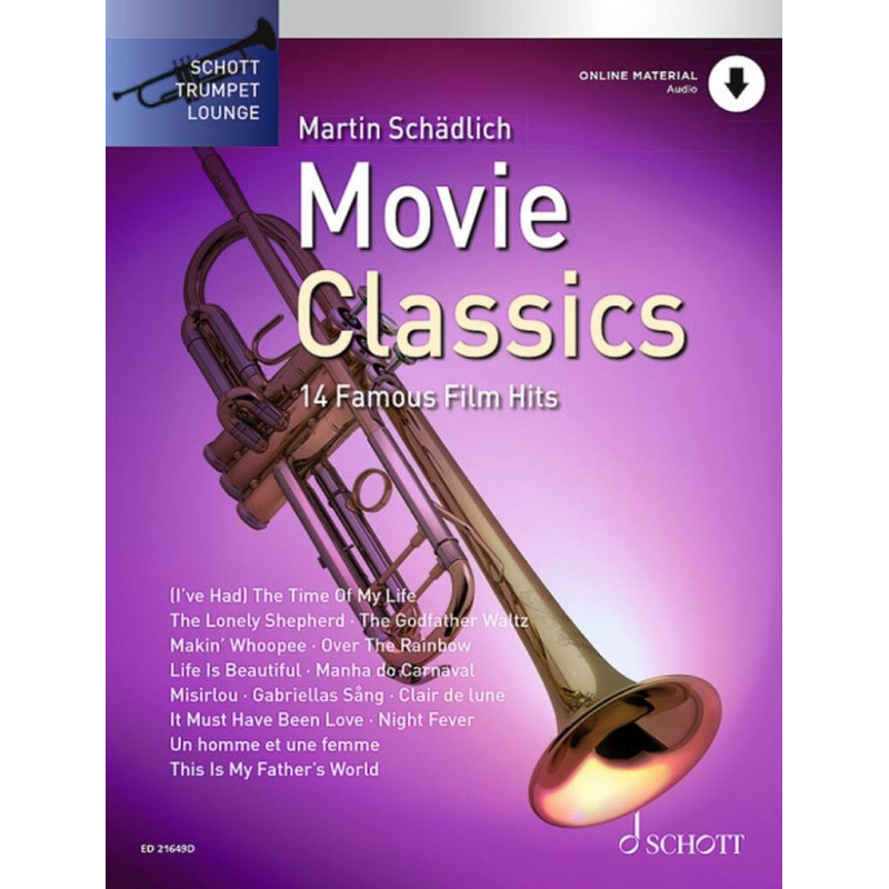 Movie Classics for Trumpet (book/CD play-along)