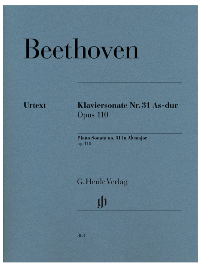 Piano Sonata Nr. 31 in A Flat OP.110