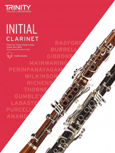 Trinity Clarinet Exam Pieces Initial, from 2023 (book/download)