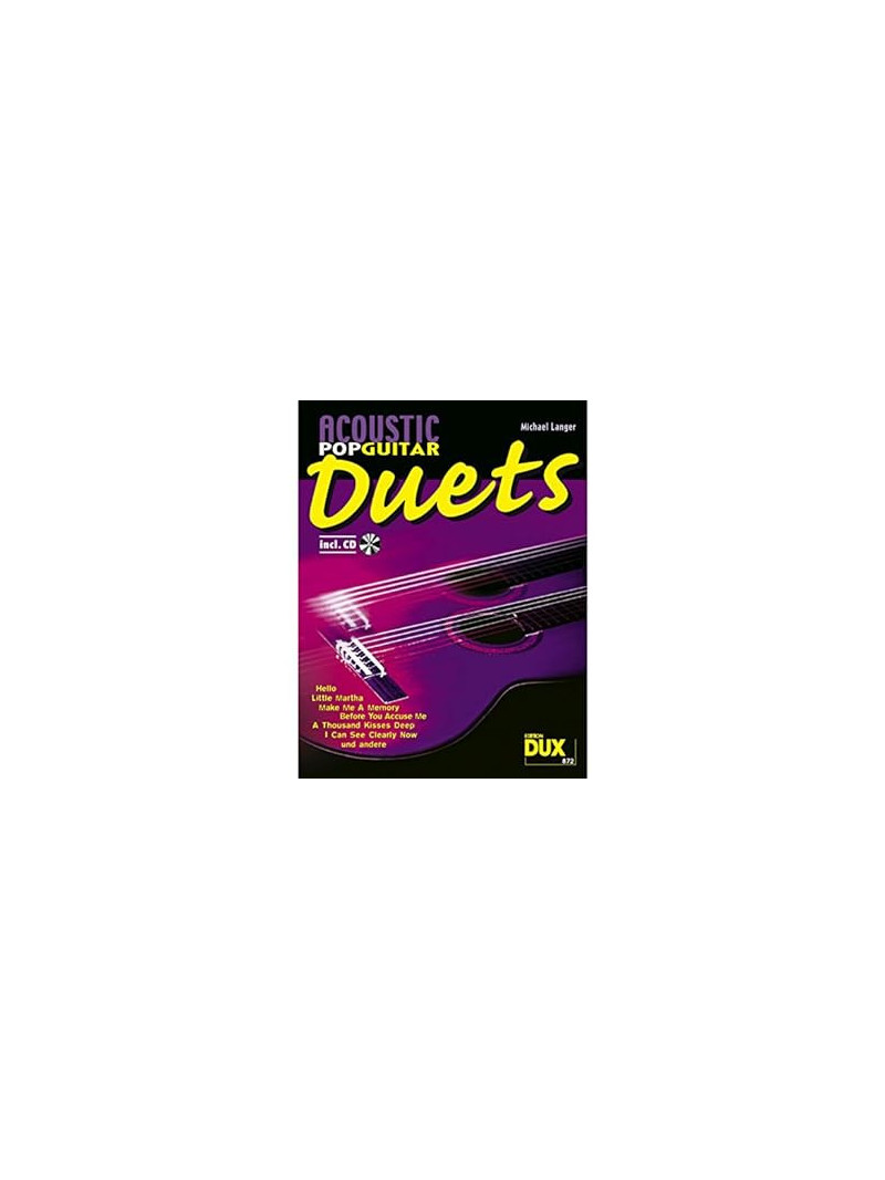 Acoustic Pop Guitar Duets (book/CD)