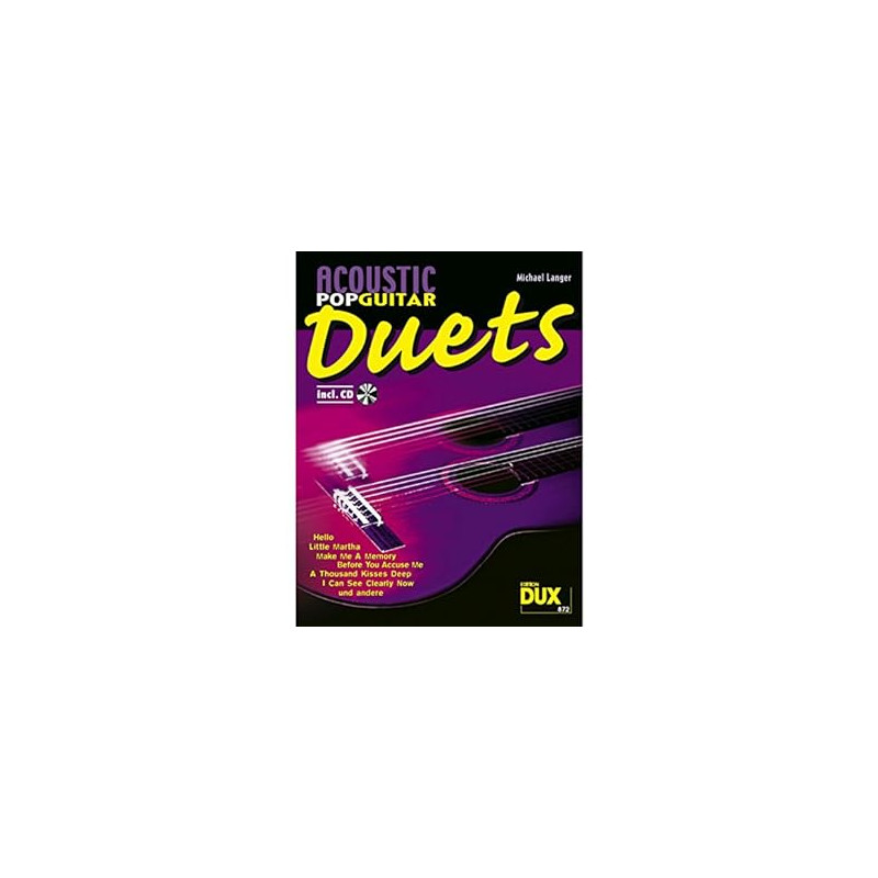Acoustic Pop Guitar Duets (book/CD)
