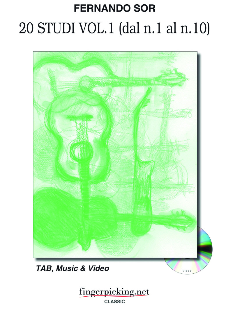 Sor - 20 Studi – Vol. 1 (dal n. 1 al n. 10) (libro/DVD Online)