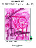 Sor - 20 Studi – Vol. 2 (dal n. 11 al n. 20) (libro/DVD Online)