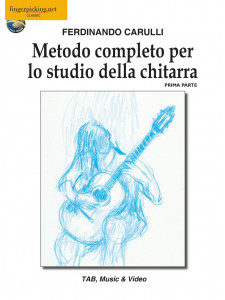 Metodo completo per lo studio della chitarra – Prima parte (libro/Video Online