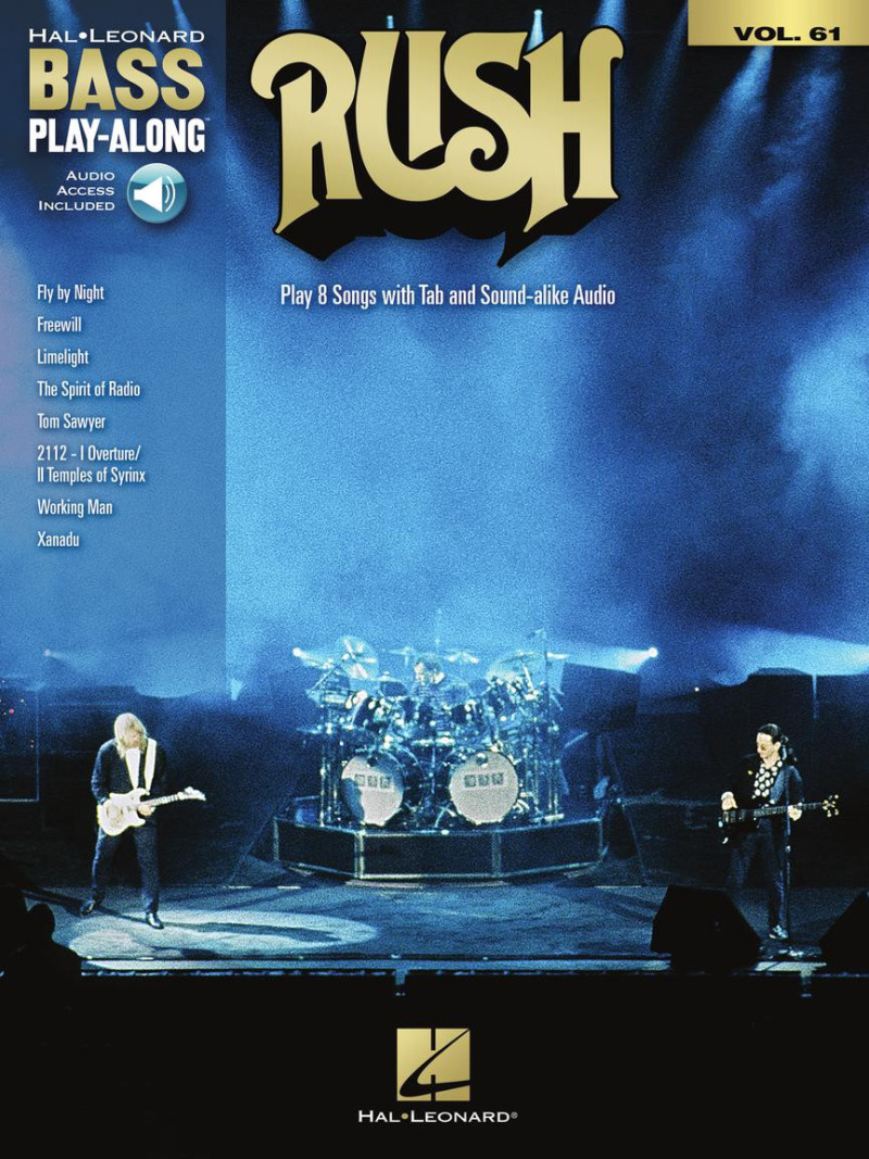 Rush - Bass Play-Along Volume 61 (book with Audio Online)