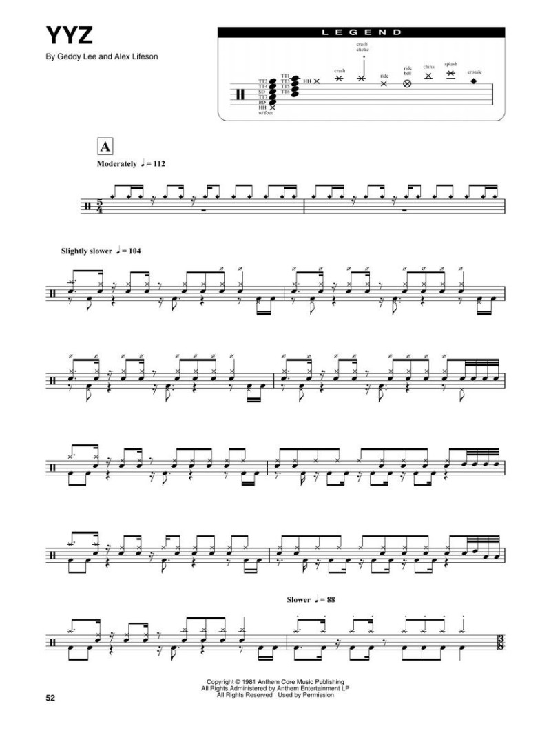 Rush - Drum Play-Along Volume 50 (book with Audio Online)