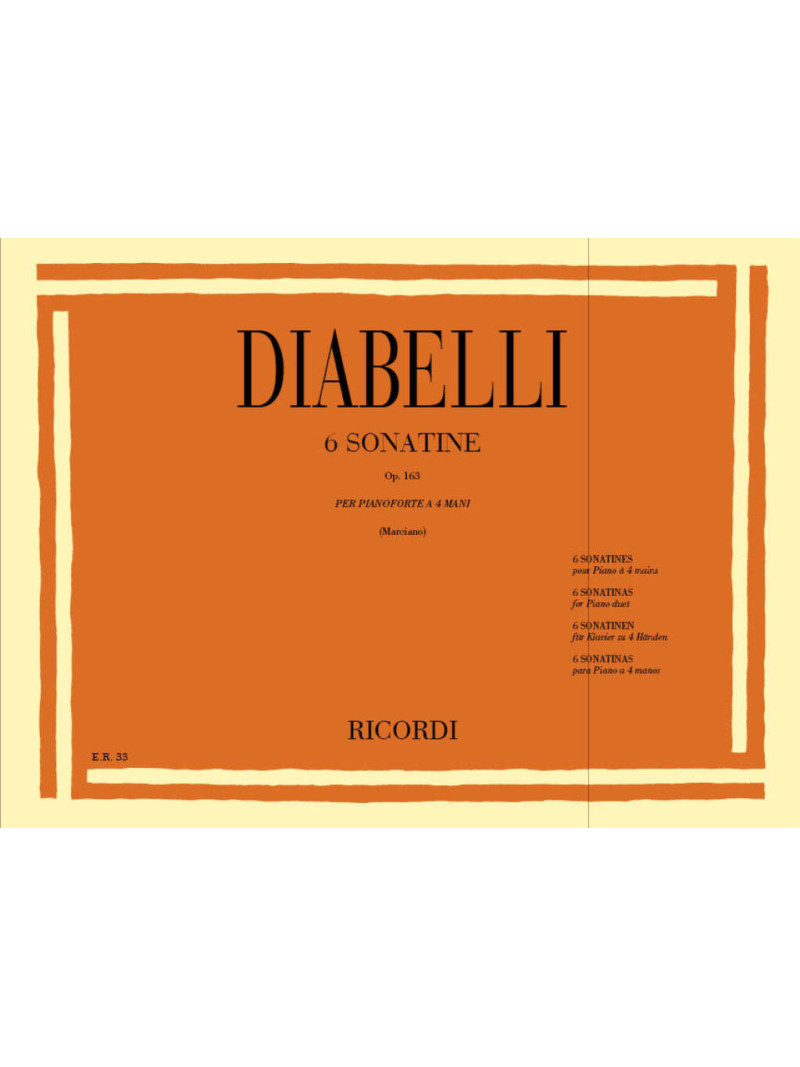 Diabelli - 6 Sonatine op. 163 (Piano 4 mani)