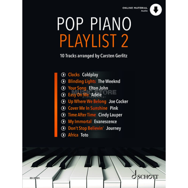 Pop Piano Playlist 2 (book/Audio Online)