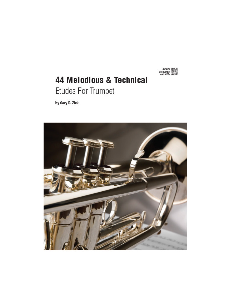 44 Melodious & Technical Etudes For Trumpet (book/MP3 download)