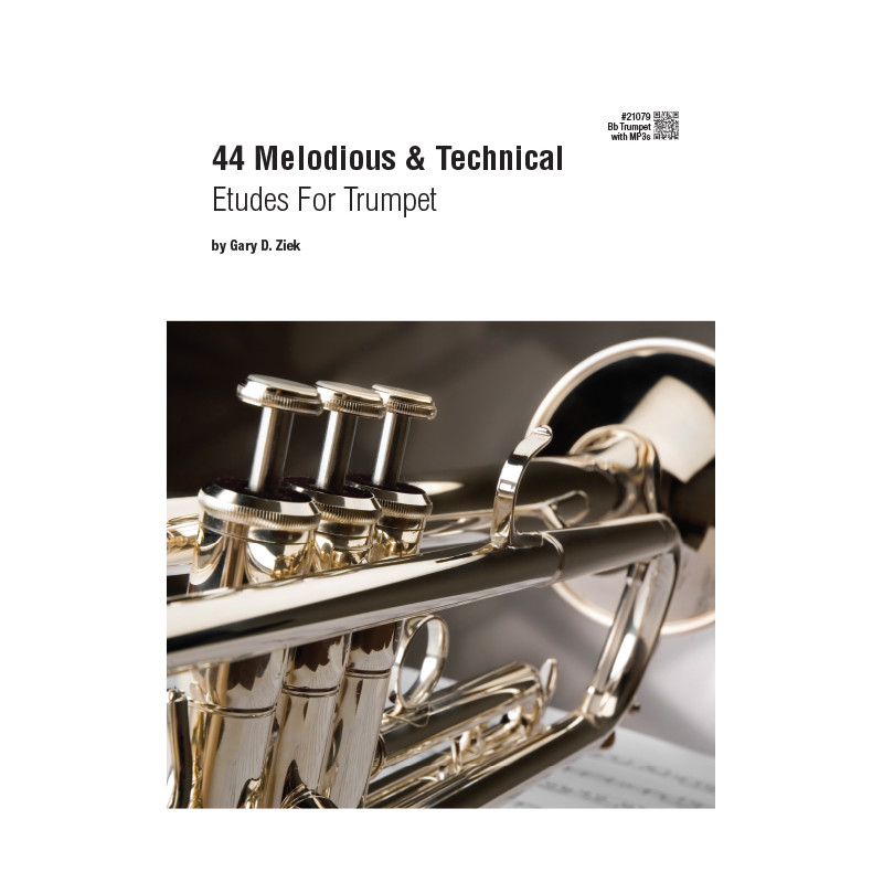44 Melodious & Technical Etudes For Trumpet (book/MP3 download)