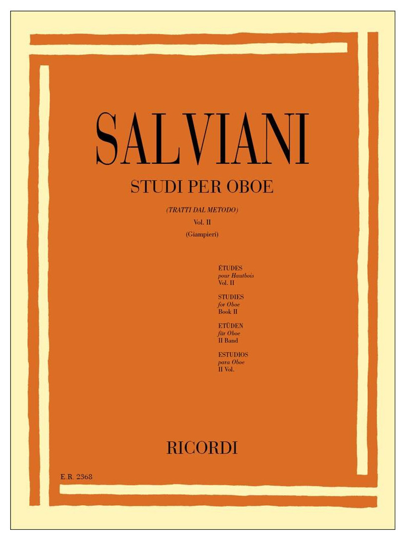 Studi per oboe (tratti dal metodo) Vol. II