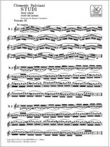 Studi per oboe (tratti dal metodo) Vol. II