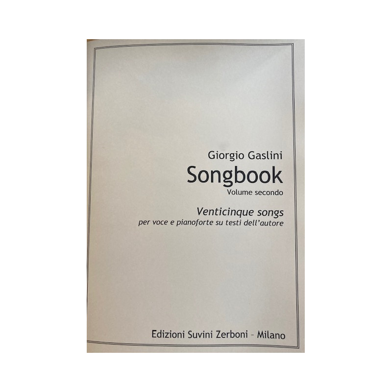 Songbook - Vol. II (1997-2005)