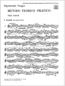 Metodo teorico-pratico per oboe - Part V