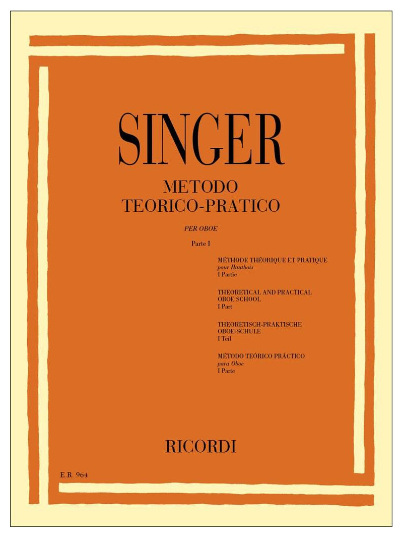 Metodo teorico-pratico per oboe - Part I