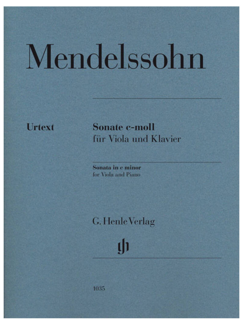 Viola Sonata C-moll fur Viola and Klavier
