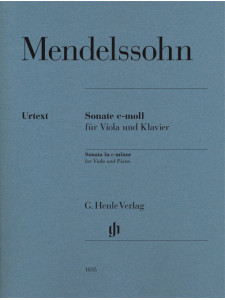 Viola Sonata C-moll fur Viola and Klavier