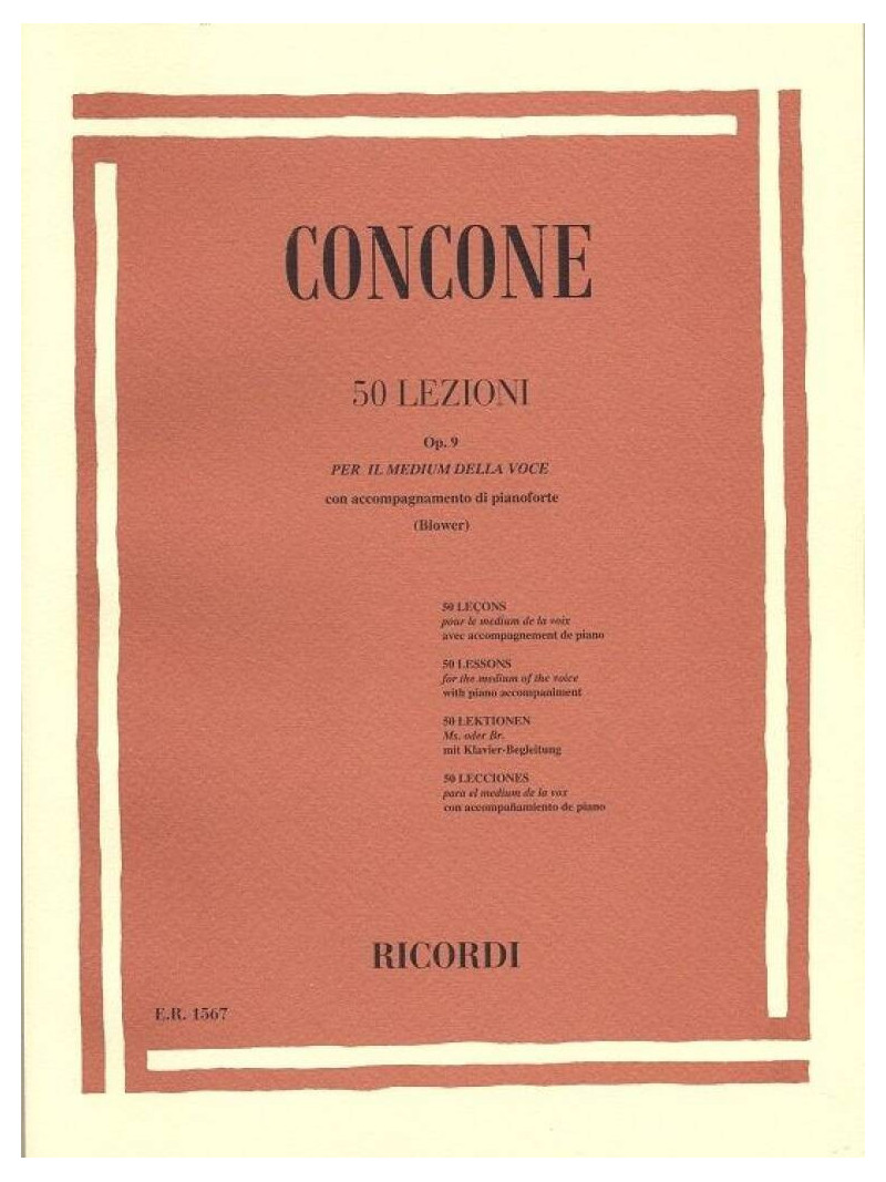 Concone - 50 lezioni di canto op. 9