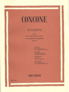 Concone - 50 lezioni op. 9 per il medium della voce