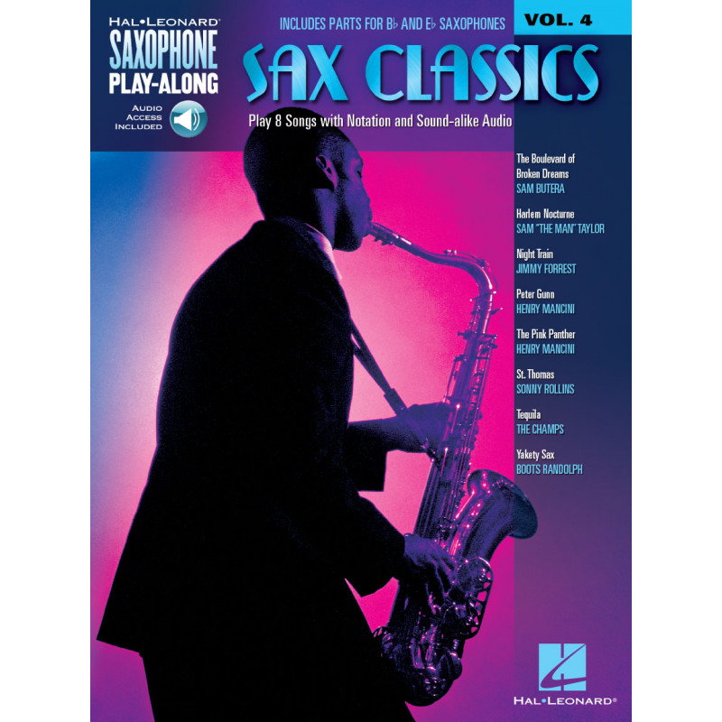 Sax Classics: Saxophone Play-Along Volume 4 (book/CD)